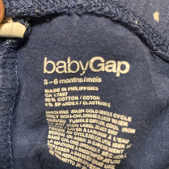 Girl’s 3-6 months Lightweight Pants Bundle: 3 Leggings & 1 Cotton Check Pants - Picture 5 of 8